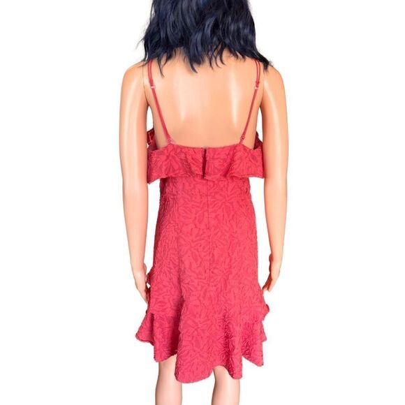 C/MEO Collective Red More To Give Ruffle Mini Dress - Picture 5 of 7
